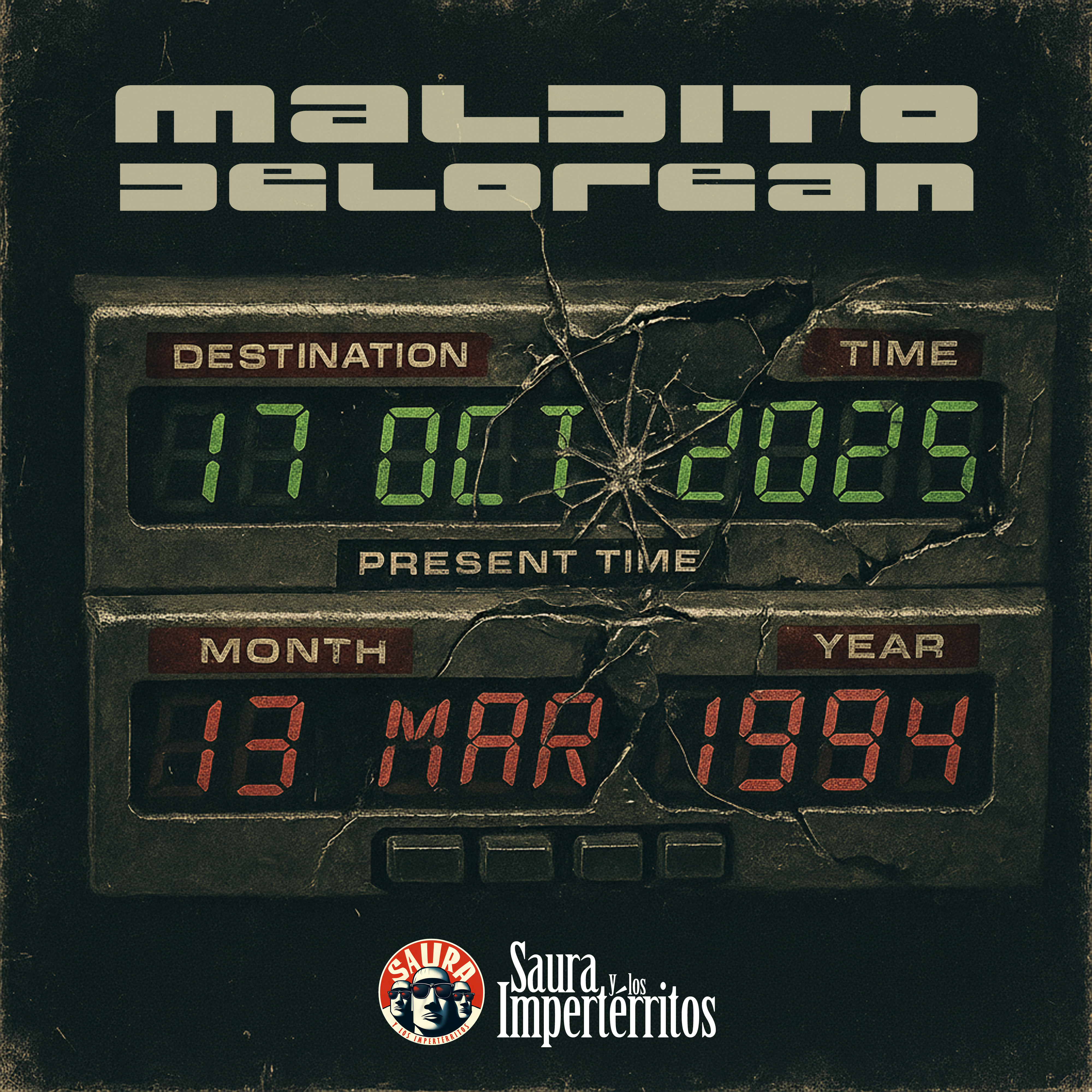 Portada de Maldito DeLorean